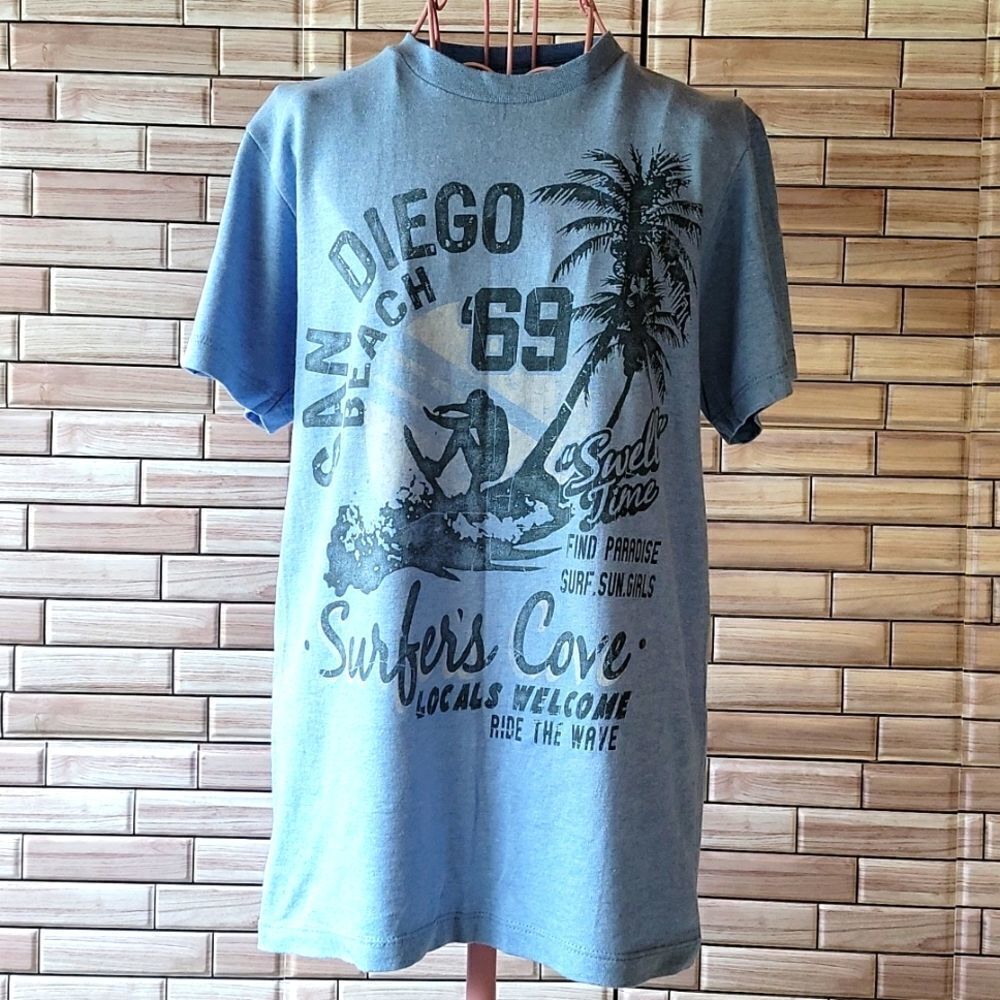 Fifth foundation t-shirt Size S California Surf Graphic - Blue